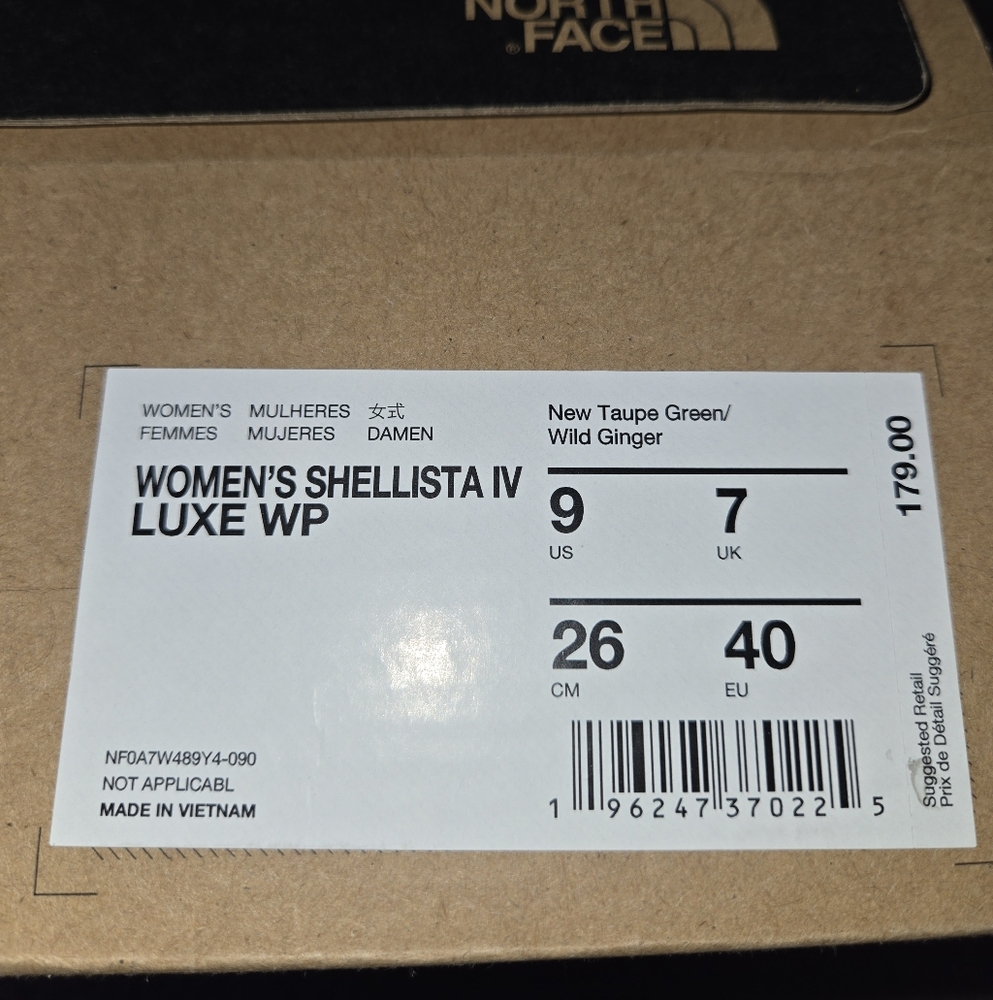 NIB The North Face Shellista IV Luxe WP Boots - Picture 9 of 9